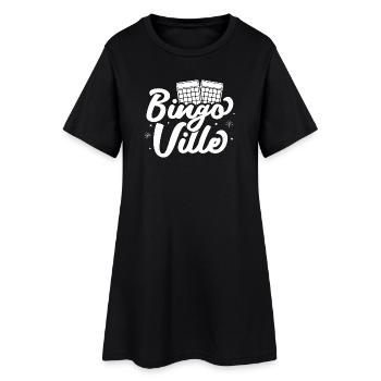 Joueur de bingo Ville Bingo - Robe T-shirt Femme - noir - Devant