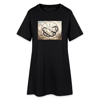 Watch Snake : mythe et temps - Robe T-shirt Femme - noir - Devant