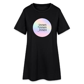 *innen_innen - Women’s T-Shirt Dress - black - Front
