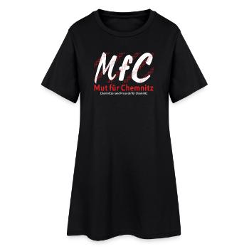 Chemnitz Courage pour Chemnitz - Robe T-shirt Femme - noir - Devant