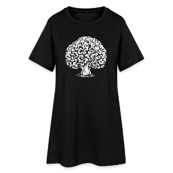 Cueilleur de champignons Krause Glucke - Champignons - Proverbe - Robe T-shirt Femme - noir - Devant