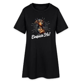 Simply Nope Chien Teckel Race de chien - Robe T-shirt Femme - noir - Devant
