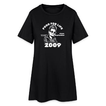 16e anniversaire Pogo pour la vie depuis 09/2009 - Robe T-shirt Femme - noir - Devant