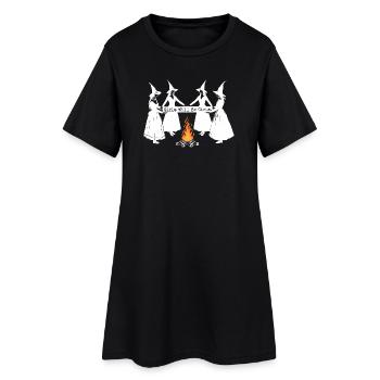 Halloween Tee for Women Funny - Frauen T-Shirt-Kleid - Schwarz - Vorne