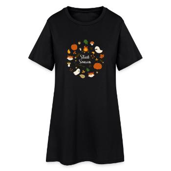 Saison des bâtons - Robe T-shirt Femme - noir - Devant