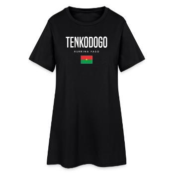 Tenkodogo Burkina Faso - Robe T-shirt Femme - noir - Devant
