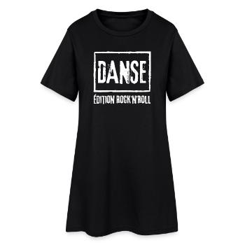 DANSE Edition Rock - Robe T-shirt Femme - noir - Devant