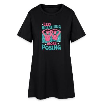 Synchronized swimming Artistic swimming Water sports - Women’s T-Shirt Dress - black - Front