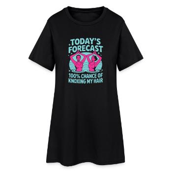Synchronized swimming Artistic swimming Water sports - Women’s T-Shirt Dress - black - Front