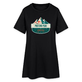 Pic Pastora, montagnes Carrizo, Arizona - Robe T-shirt Femme - noir - Devant