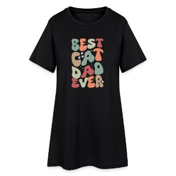 L'ère du meilleur papa chat de tous les temps - Robe T-shirt Femme - noir - Devant