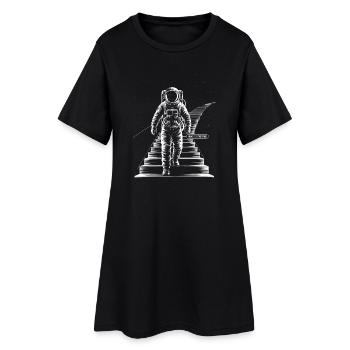 Astronaute d’Reach for the Stars - Robe T-shirt Femme - noir - Devant
