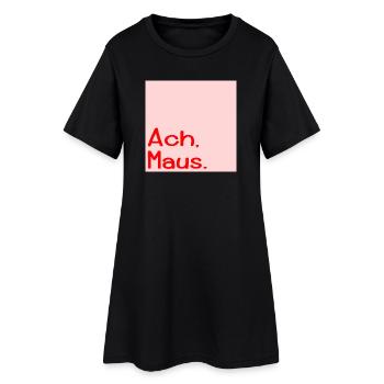 Oh Mouse nickname - Women’s T-Shirt Dress - black - Front