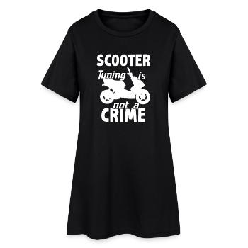 Le Scooter Tuning n’est pas un crime - Robe T-shirt Femme - noir - Devant