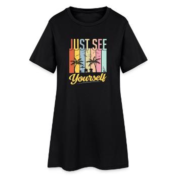 Inspiring Self-Love Sunset - Women’s T-Shirt Dress - black - Front