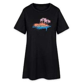 Cadeau pour la Grenade - Robe T-shirt Femme - noir - Devant