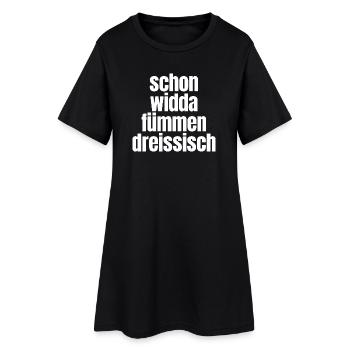 Already Widda Fümmen Dreissisch 50th birthday - Women’s T-Shirt Dress - black - Front