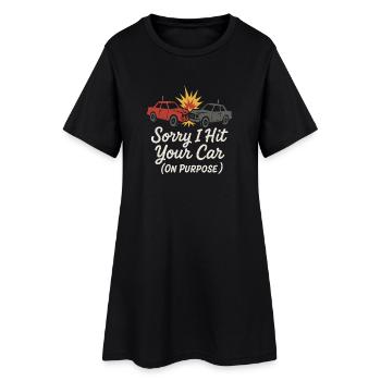 Démolition Derby Fan Pit Crew Crash Driver Fair - Robe T-shirt Femme - noir - Devant