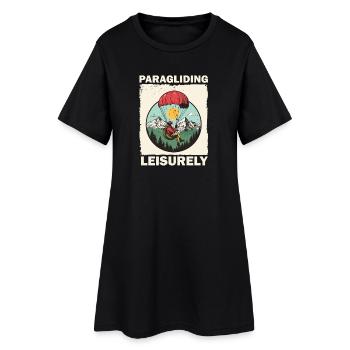 Paragliding Adventure Promoboard - Women’s T-Shirt Dress - black - Front