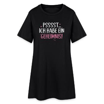 Grande soeur Famille Arc-en-ciel Nouvelle fille - Robe T-shirt Femme - noir - Devant