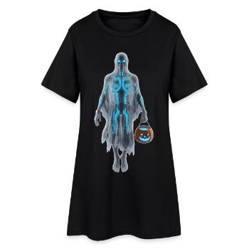 Digitaler Geist - Robe T-shirt Femme - noir - Devant