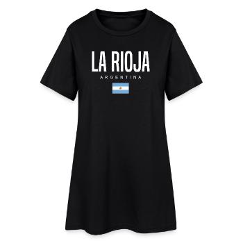 La Rioja Argentine Argentine - Robe T-shirt Femme - noir - Devant