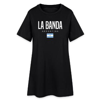 La Banda Argentine Argentins - Robe T-shirt Femme - noir - Devant