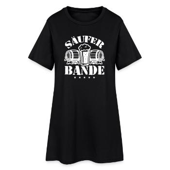 Bière Drunkard Gang - Robe T-shirt Femme - noir - Devant