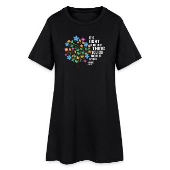 Ce n’est pas grave si la seule chose est l’haleine - Robe T-shirt Femme - noir - Devant