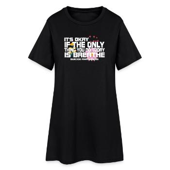 Ce n’est pas grave si la seule chose est l’haleine - Robe T-shirt Femme - noir - Devant