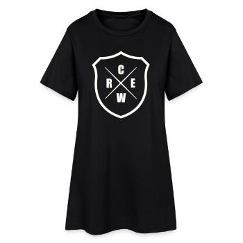 crew_wappen- - Robe T-shirt Femme - noir - Devant