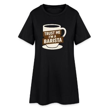 Barista Espresso Crew Café Slinger Latte - Robe T-shirt Femme - noir - Devant