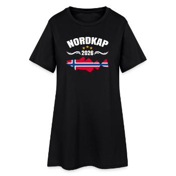 Cap Nord 2026 - Robe T-shirt Femme - noir - Devant