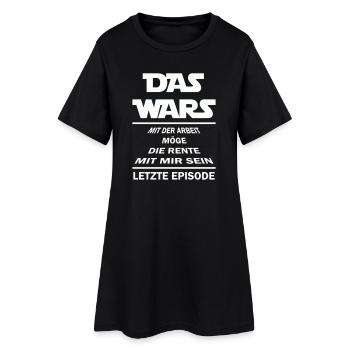 dicton sur les pensions - Robe T-shirt Femme - noir - Devant