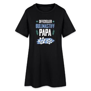 Bullmastiff chiens papa - Robe T-shirt Femme - noir - Devant
