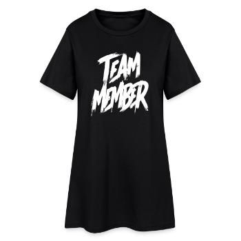 Team Member - Women’s T-Shirt Dress - black - Front