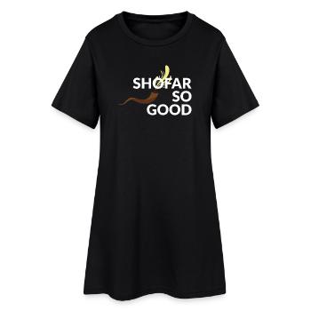 Shofar si bon - Robe T-shirt Femme - noir - Devant