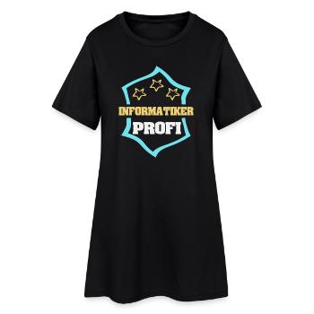 Occupation Computer Scientist - Women’s T-Shirt Dress - black - Front