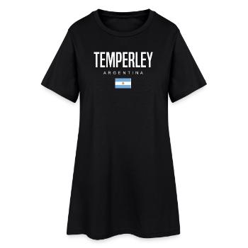 Temperley Argentine Argentine - Robe T-shirt Femme - noir - Devant