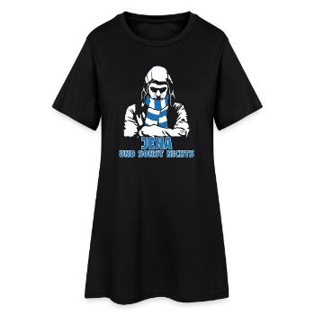 Jena_-_und_sonst_nichts - Frauen T-Shirt-Kleid - Schwarz - Vorne