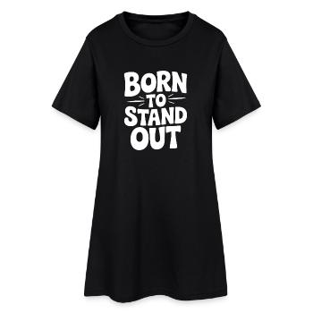 Né pour se démarquer - Robe T-shirt Femme - noir - Devant