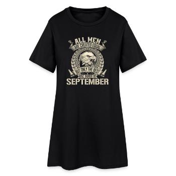 September Eagle Unity Design - Women’s T-Shirt Dress - black - Front