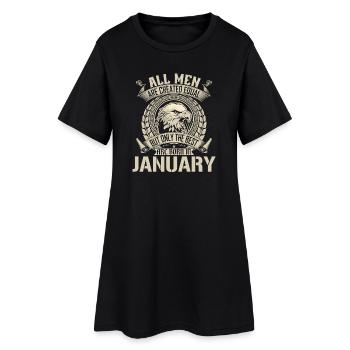 January Eagle Unity Motif - Women’s T-Shirt Dress - black - Front