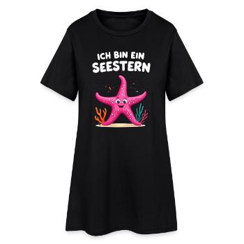 Costume d’Animal de Mer Étoile de mer Carnaval sous-marin - Robe T-shirt Femme - noir - Devant