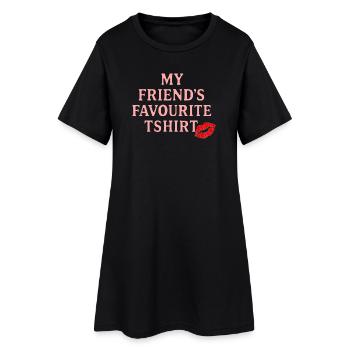Personal Friendship T-Shirt - Women’s T-Shirt Dress - black - Front