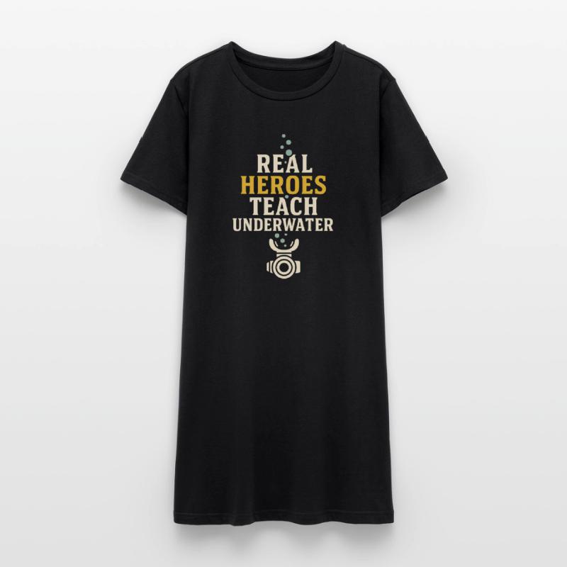 Scuba Instructor Dive Crew Pride Teaching Women’s T-Shirt Dress