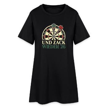 Fléchettes Fléchettes Jeu de fléchettes Lecteur de fléchettes - Robe T-shirt Femme - noir - Devant