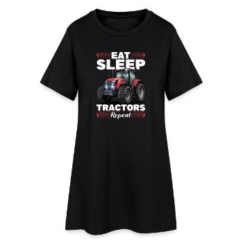 Tractor Kids Farm Lifestyle - Women’s T-Shirt Dress - black - Front