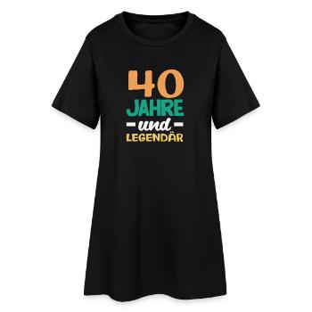 Drôle 40e anniversaire cadeau chemise d’anniversaire - Robe T-shirt Femme - noir - Devant