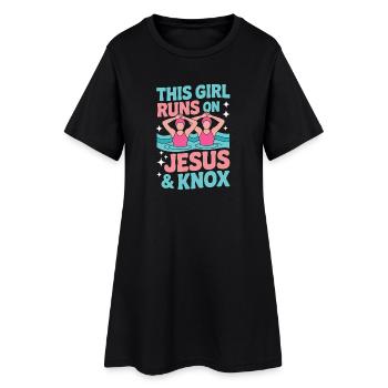 Natation synchronisée Natation artistique Sports nautiques - Robe T-shirt Femme - noir - Devant